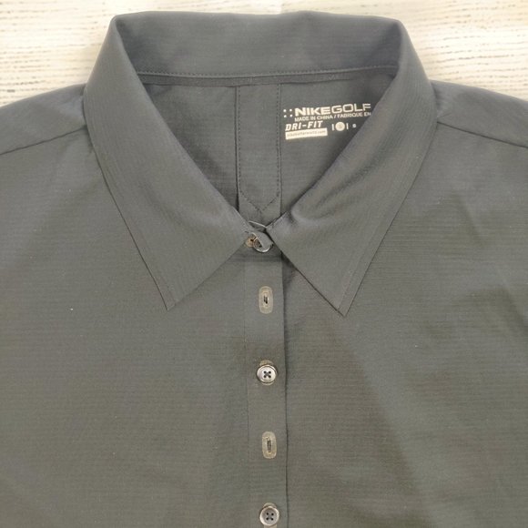 Nike Women's Golf Shirt Black Small - Picture 3 of 12
